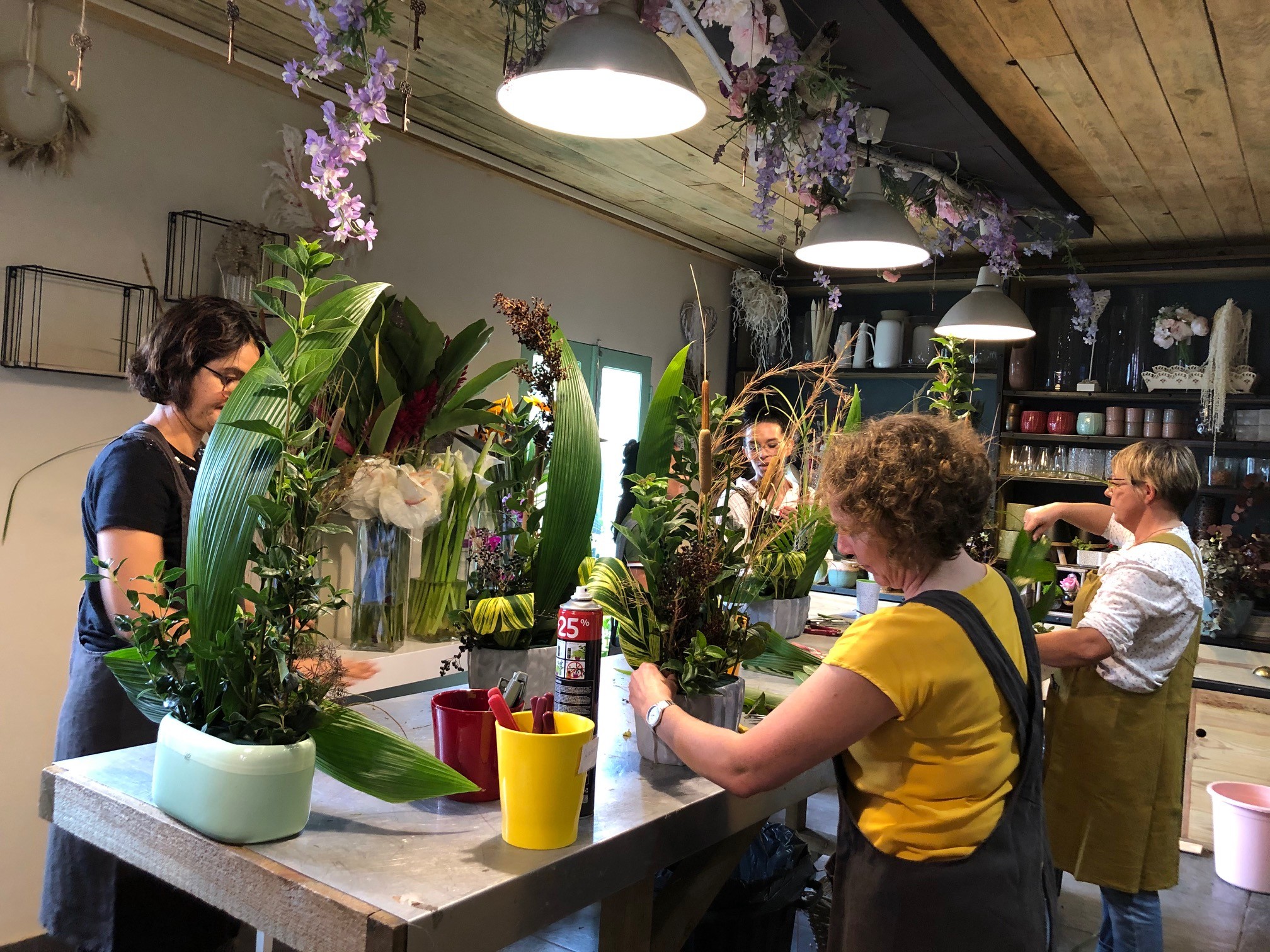 Ateliers formation bouquets de fleurs à La Réunion.